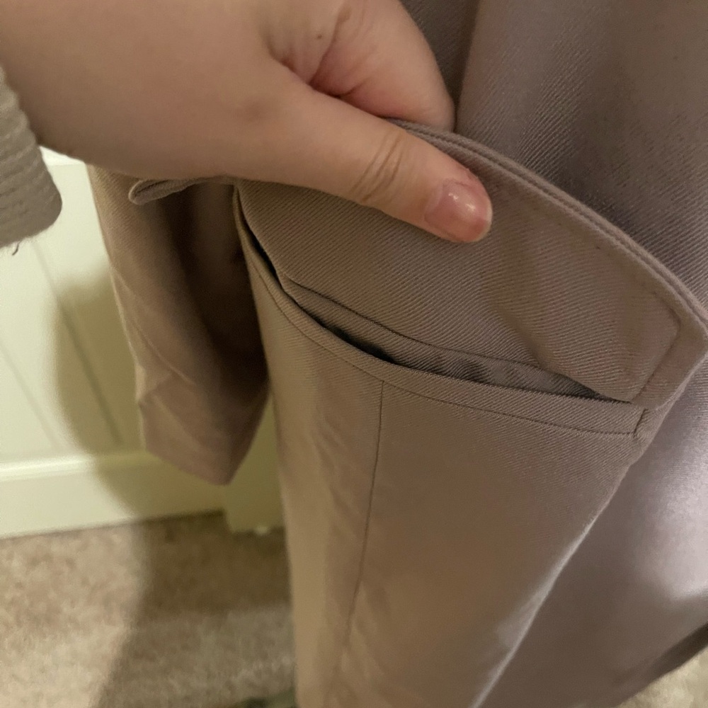 Free People Mauve Trench Coat - Picture 4 of 16